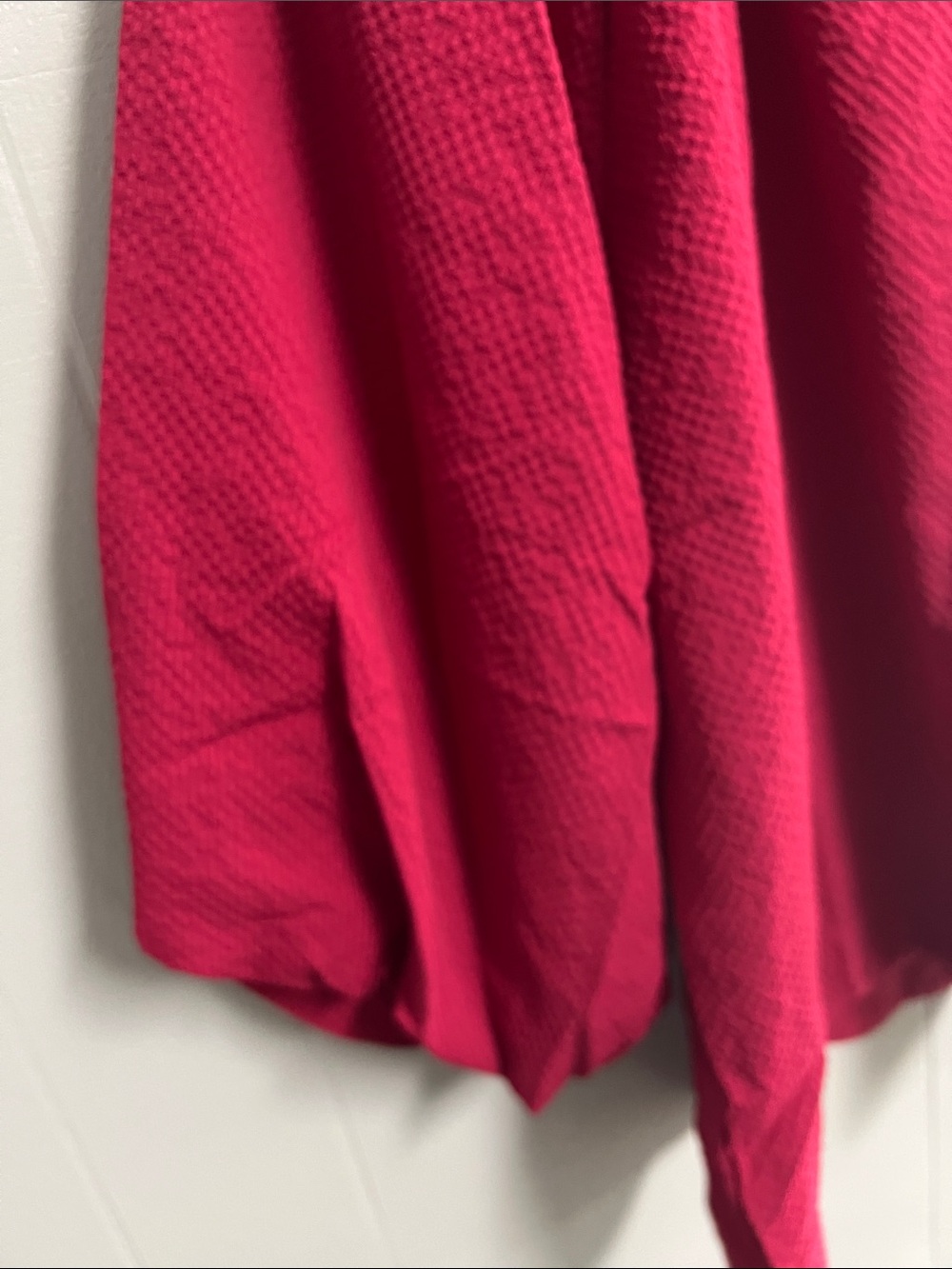 NWT Umgee Textured Blouse Shirt Top XL Red - Picture 5 of 13